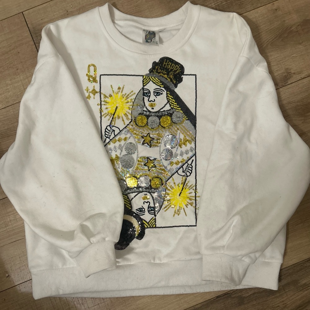 QUEEN OF SPARKLES NEW YEAR CARD SAMPLE